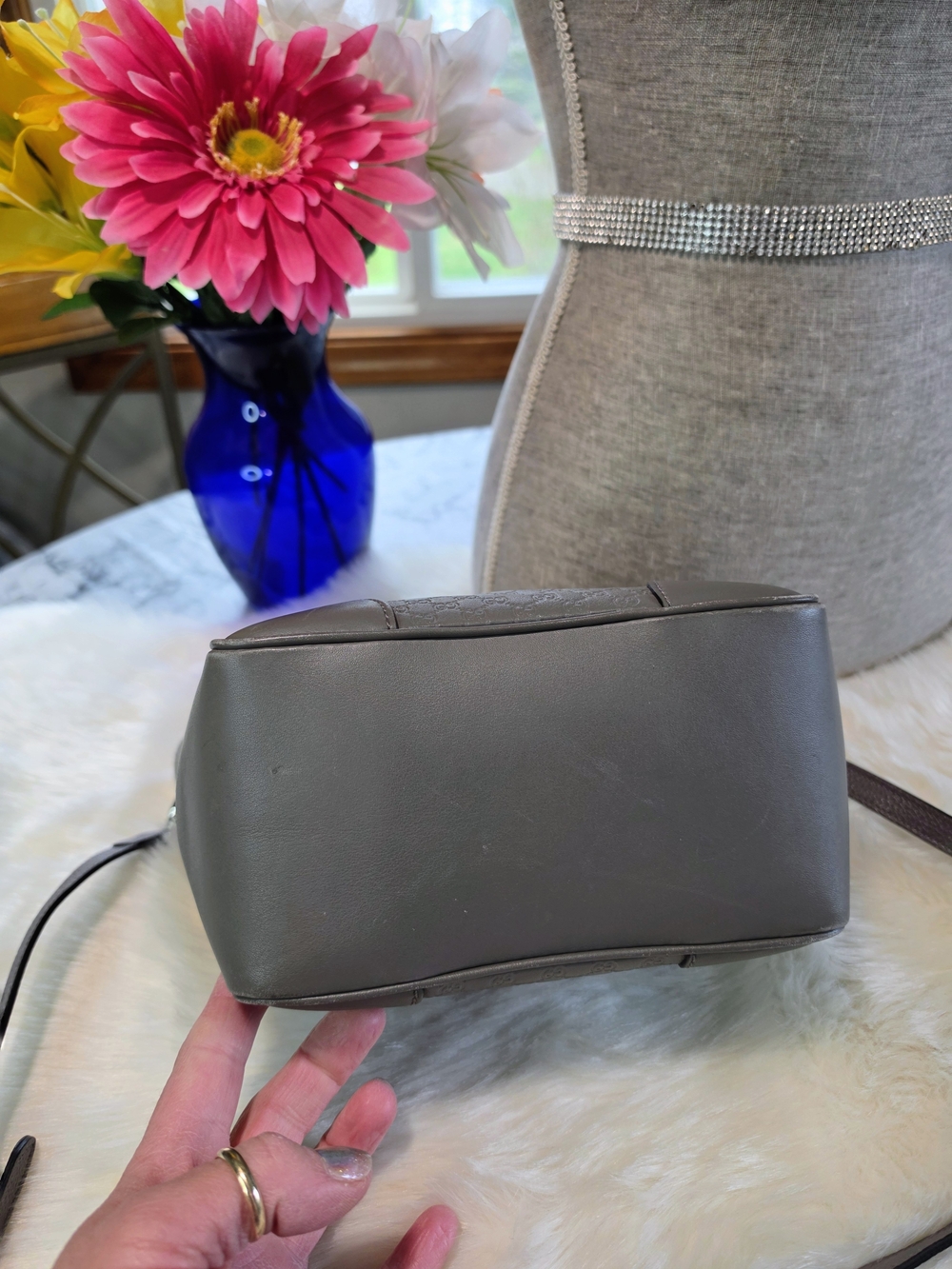 Gucci BreeMicro GG Embossed Small Shoulder/crossbody Tote - Picture 13 of 15